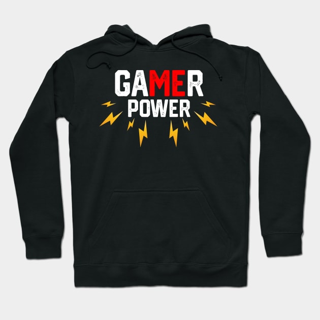 Game Power Hoodie by PixelArt